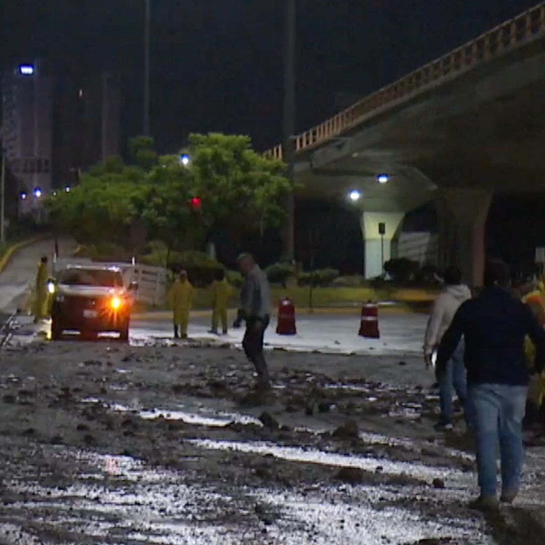 Las fuertes lluvias que sorprendieron a leoneses la noche del pasado jueves en León.